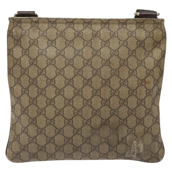 GUCCI GG Supreme Shoulder Bag PVC Beige Gold 295257 Auth 138218 - Picture 3 of 16